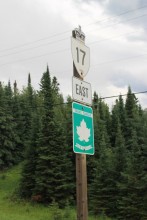 Highway 17 to Thunder Bay (camping at Jackfish Lake)